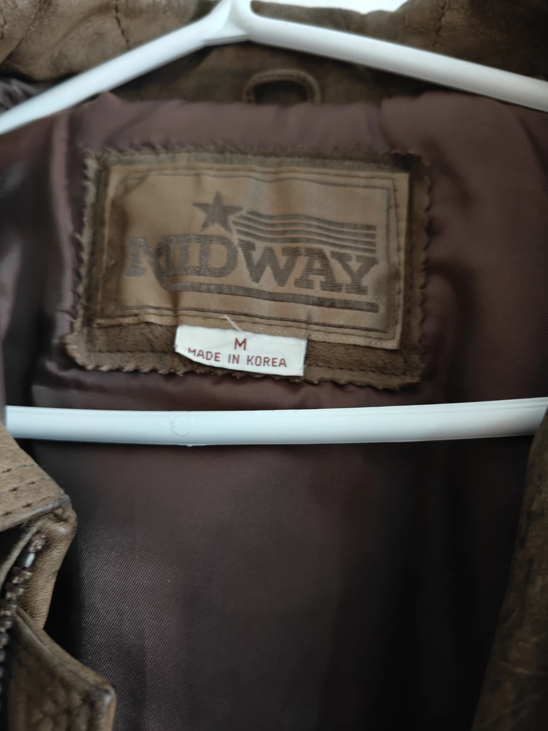 Midway Vintage Brown Leather Jacket - photo 2