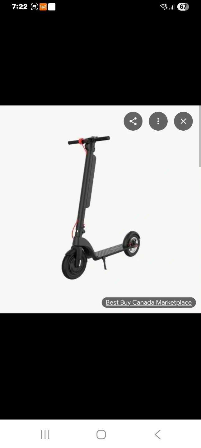 Electric scooter and Hoover