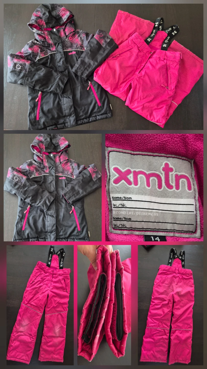 xmtn girls size 14 snowsuit. Pick up in Kitchener, $30 - photo 2