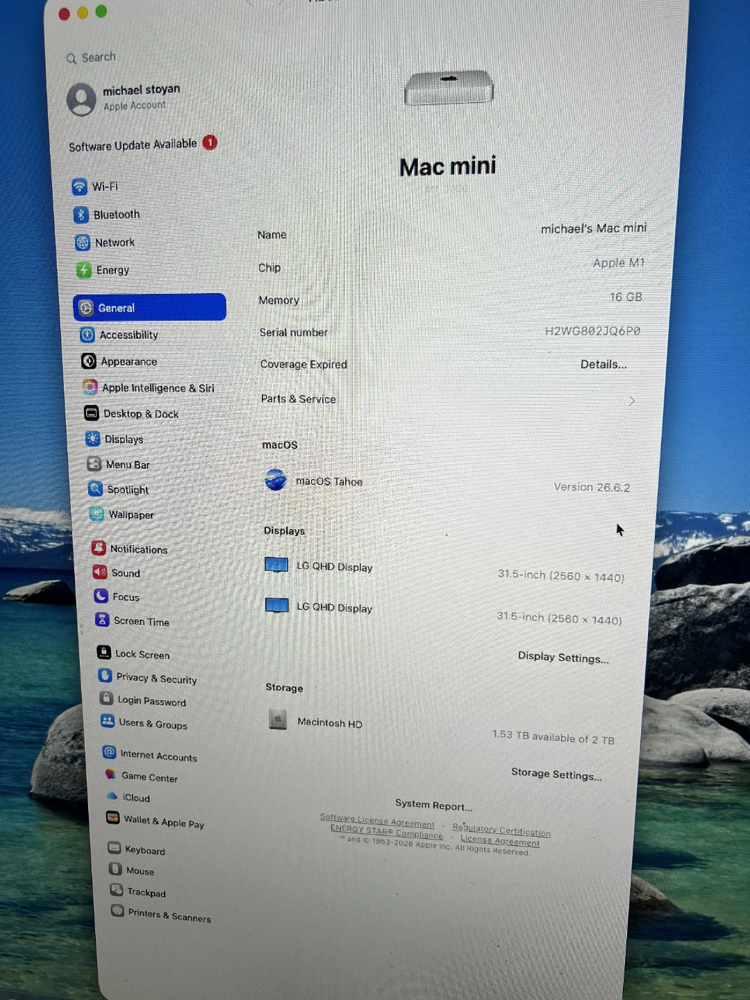 Apple Mac mini M1 16GB RAM 2TB SSD - photo 2