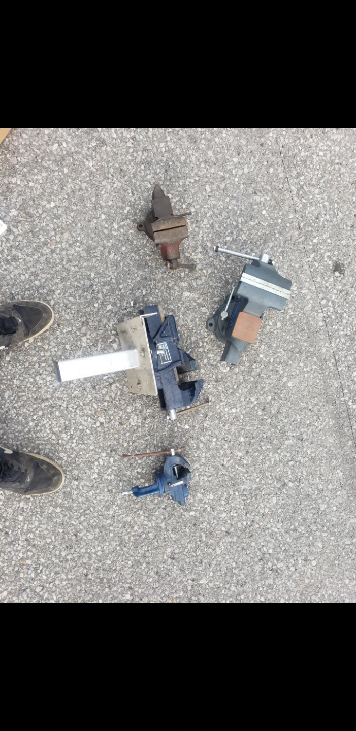 Bench Vises and Anvil
