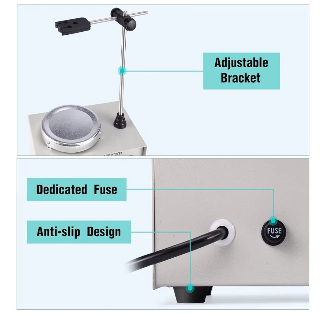 Heated Hot Plate Magnetic Stirrer - photo 3