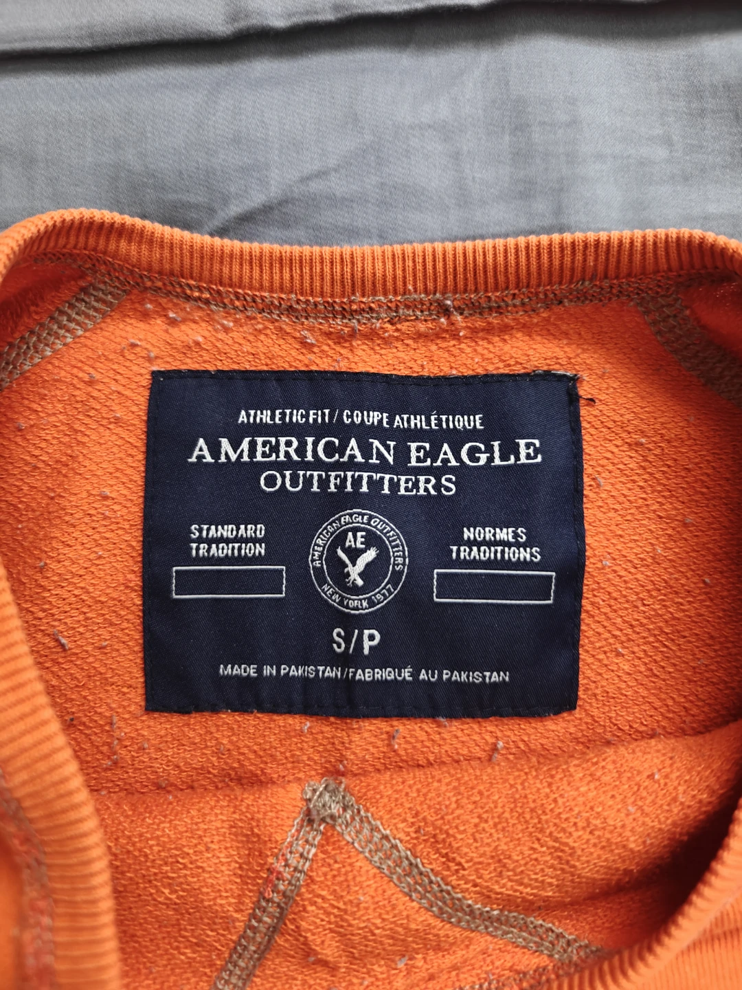 American Eagle Orange Athletic Fit Crewneck Sweater - photo 3