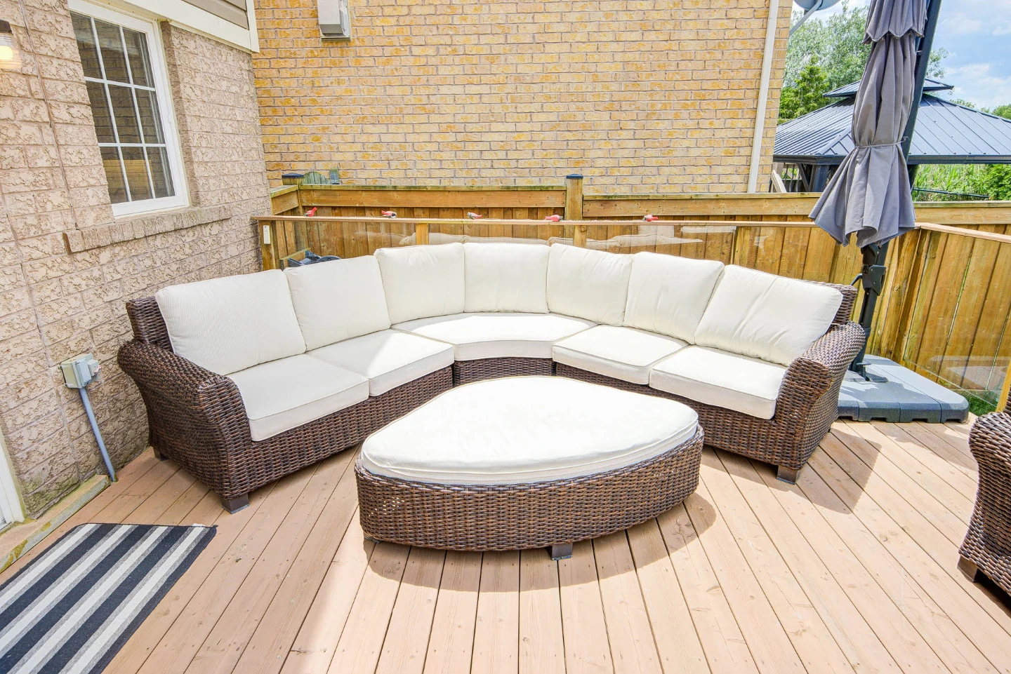Wicker Patio Conversation Set