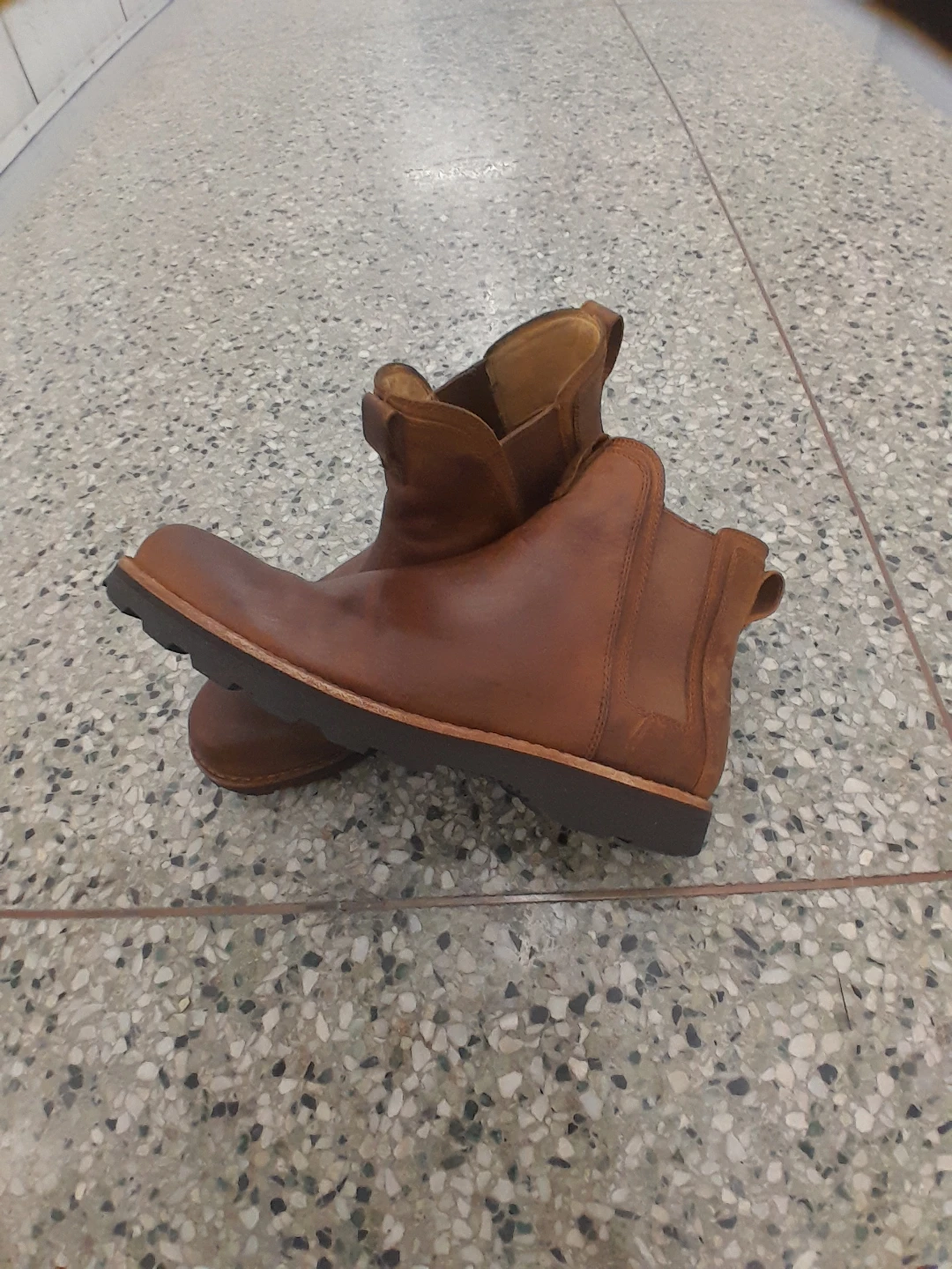Original Roots Canada Brown Leather  Boots Men's Size 12