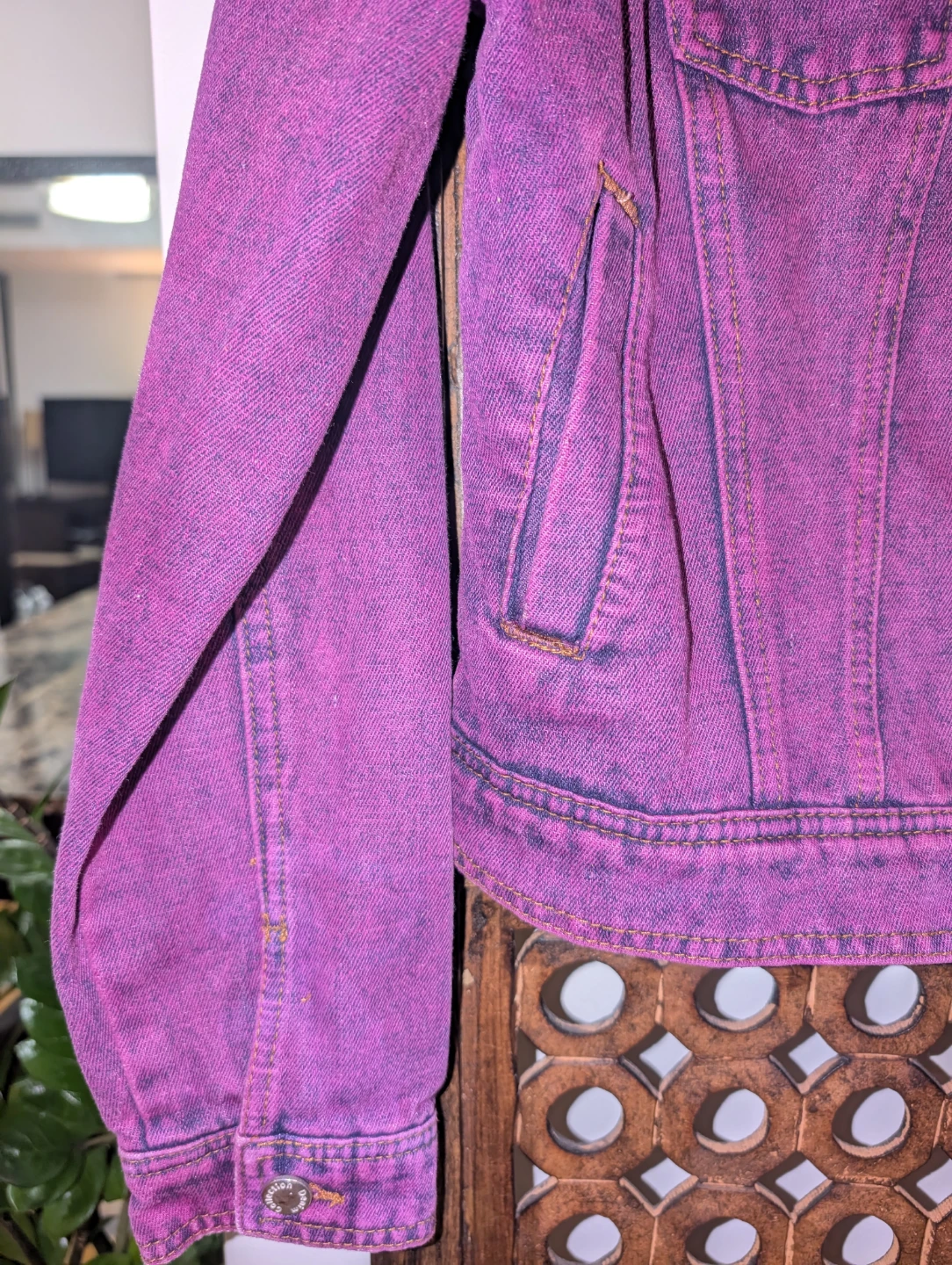 Purple Denim Jacket - photo 3
