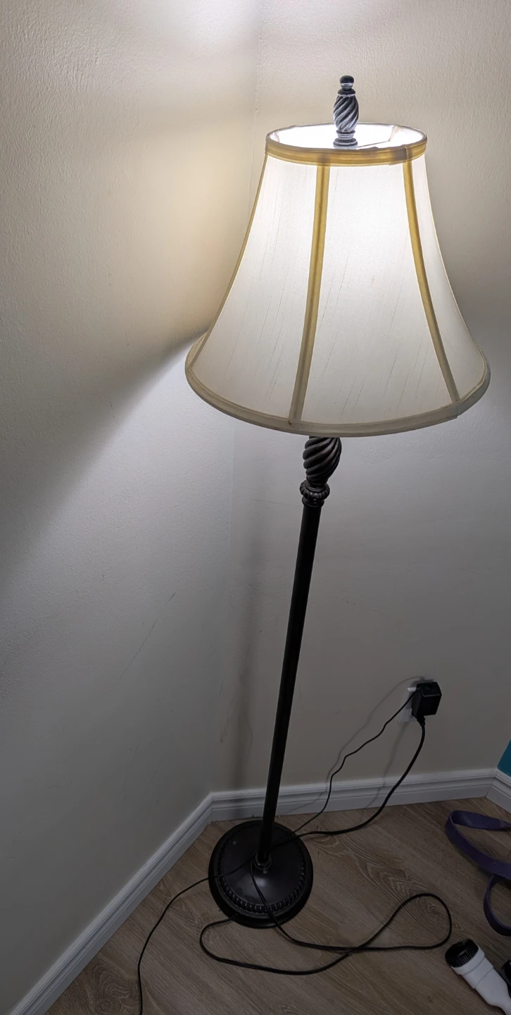 Moving out sale -Twisted Column Floor Lamp - photo 3