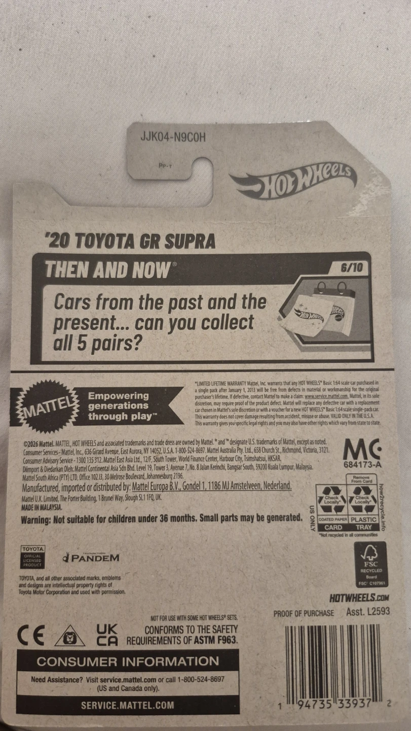Hot Wheels 20 Toyota GR Supra - photo 2