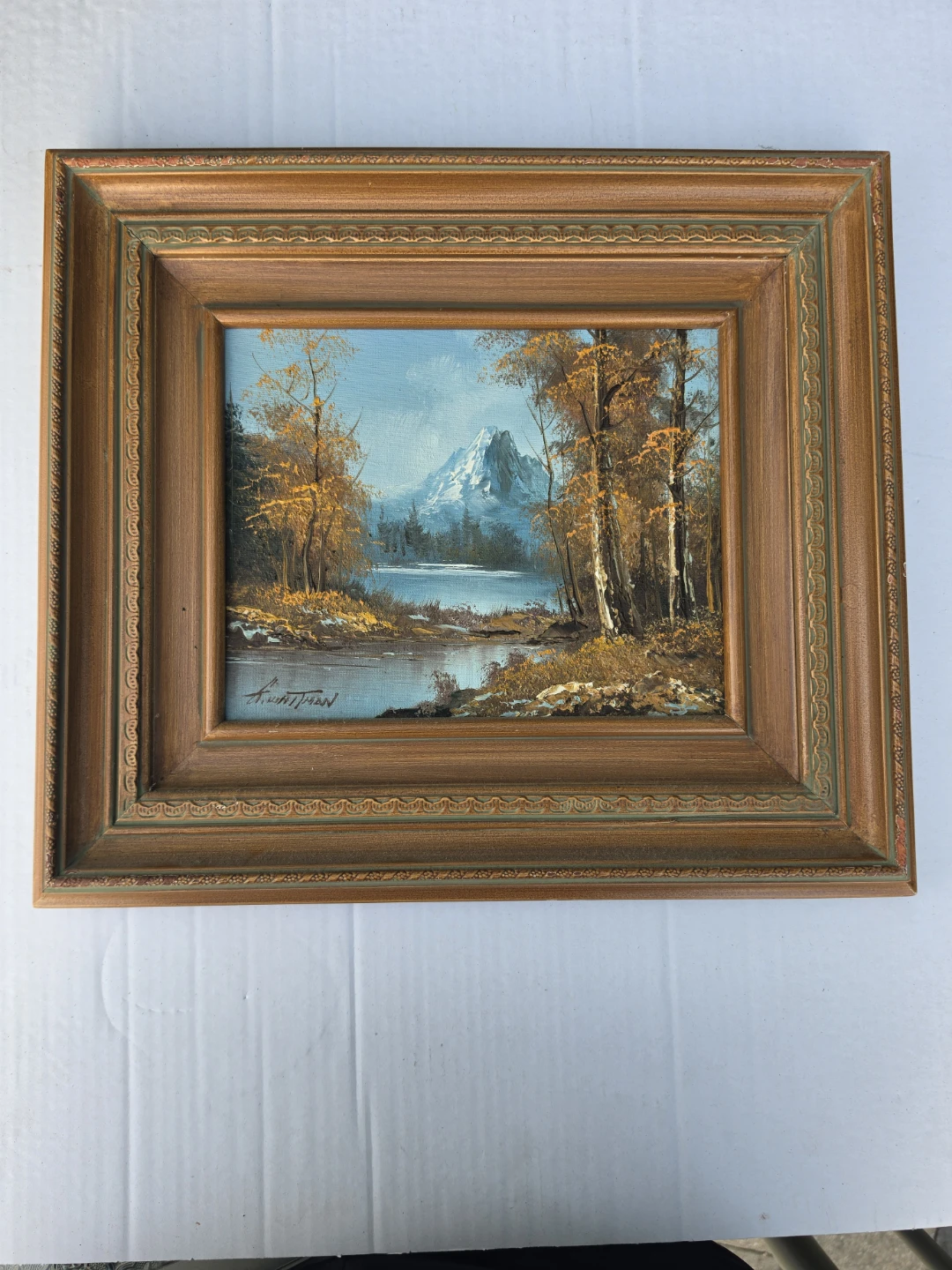 A. Whitman Oil Painting Landscape