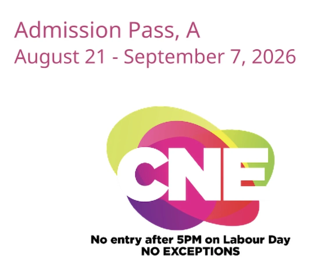 CNE Admission Pass August 21 - September 7, 2026 - adult 2