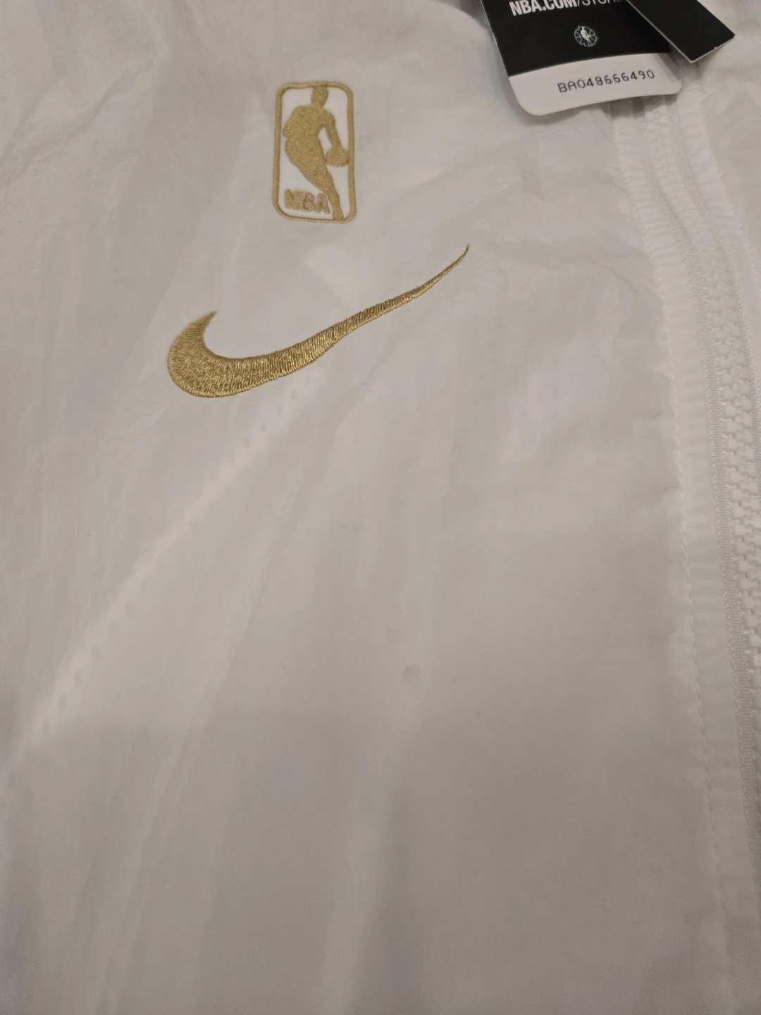 Nike NBA Tracksuit Jacket & Pants - White/Gold - XXXL - photo 4