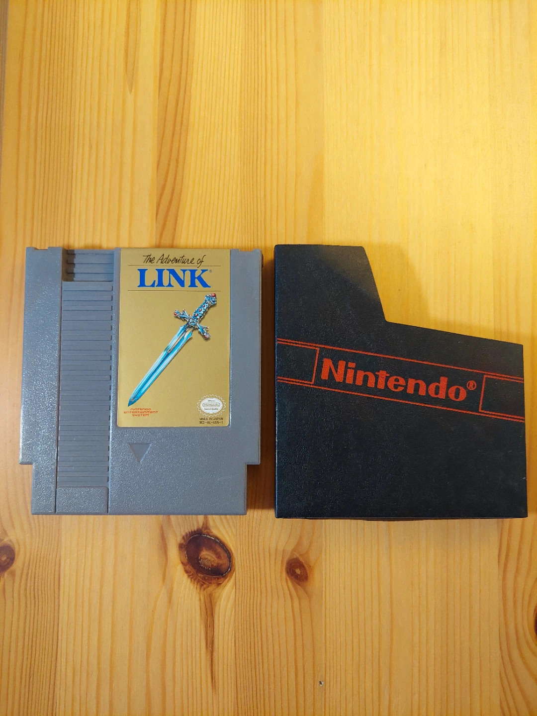 Zelda 2 NES Game Cartridge