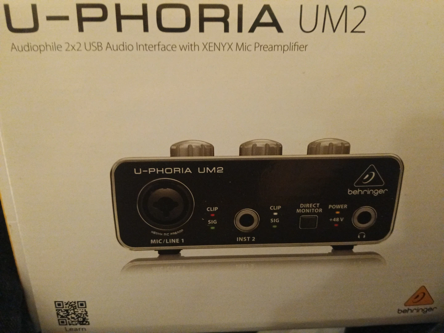 Behringer U-PHORIA UM2 Audio Interface