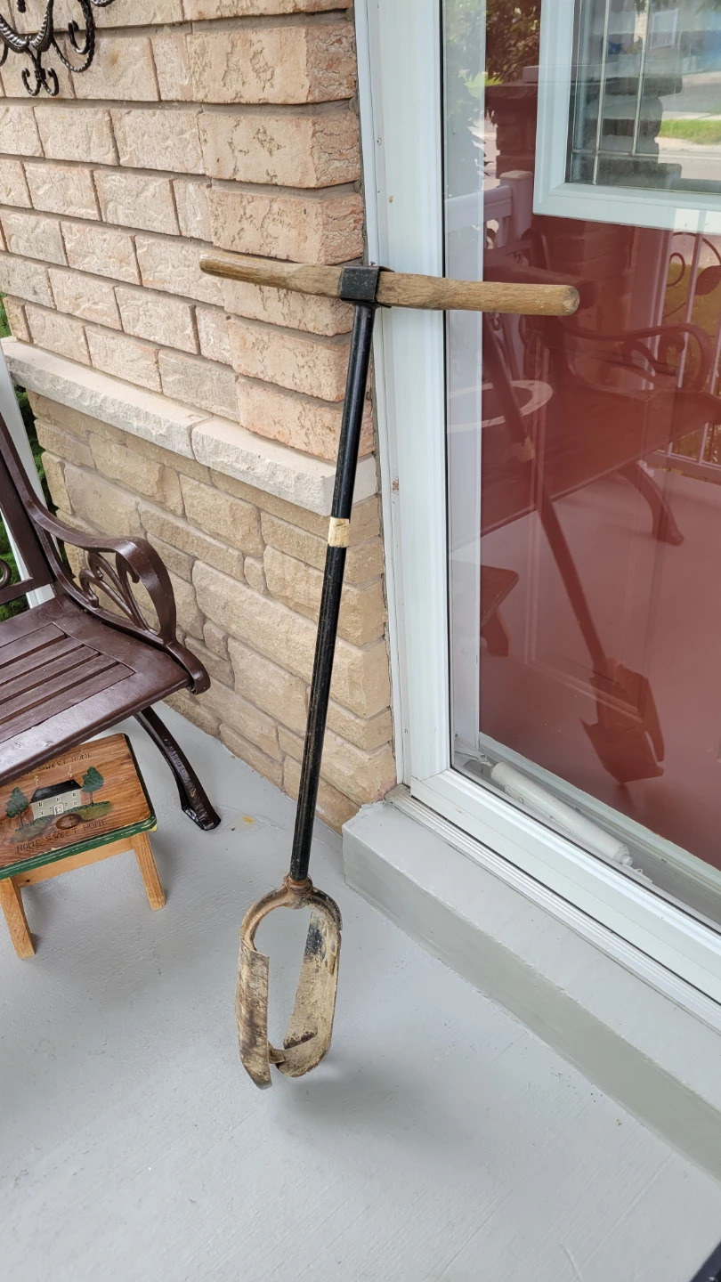 Hand Post Hole Auger solid metal