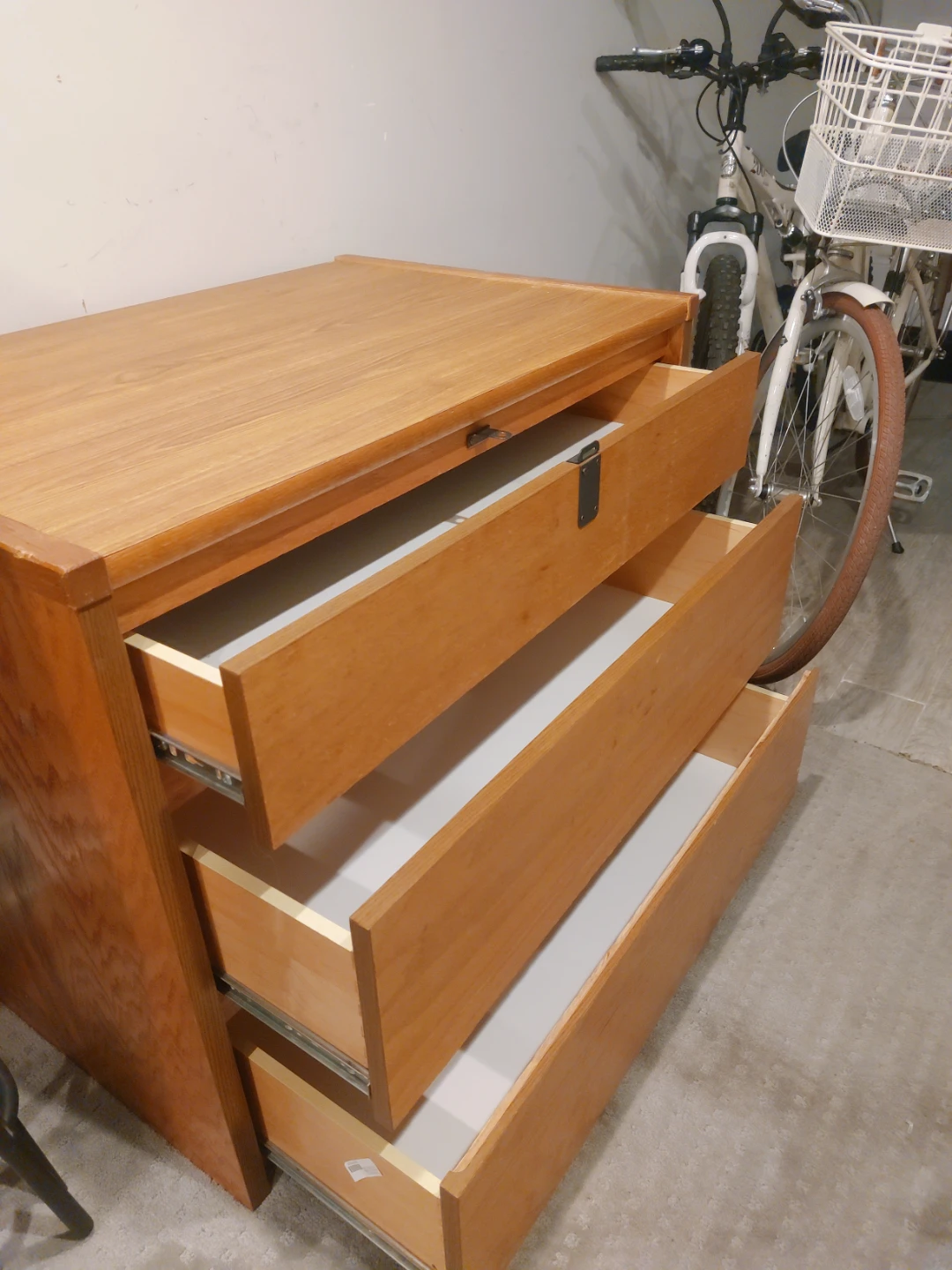 Three-Drawer Wooden Dresser - photo 3