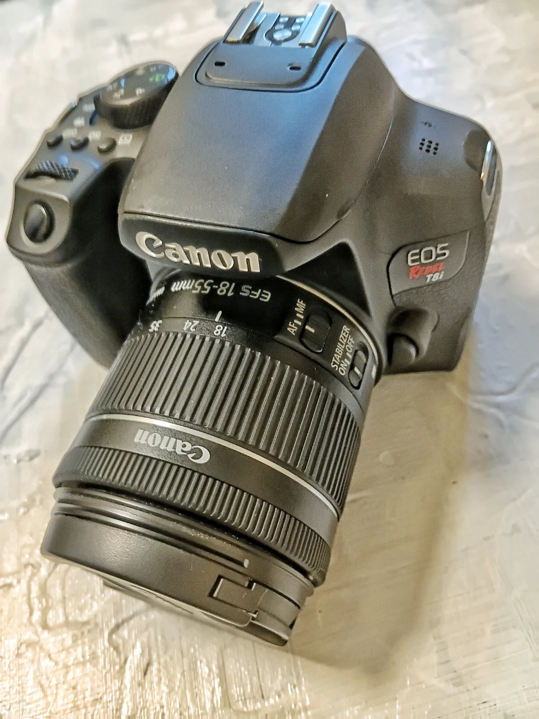 Canon EOS Rebel T8i with 18-55mm Lens