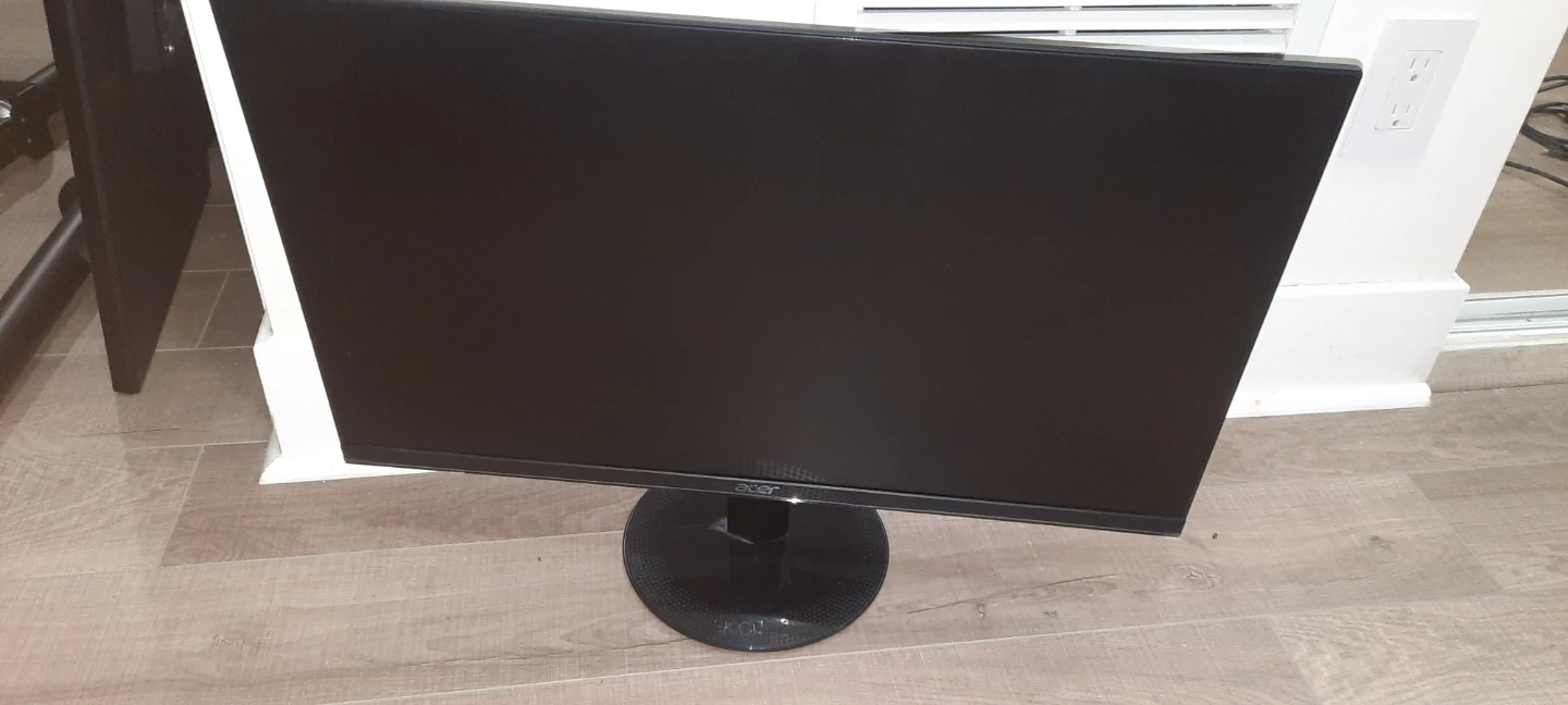 Two LG and BenQ Monitors with Dual Monitor Arm - photo 4