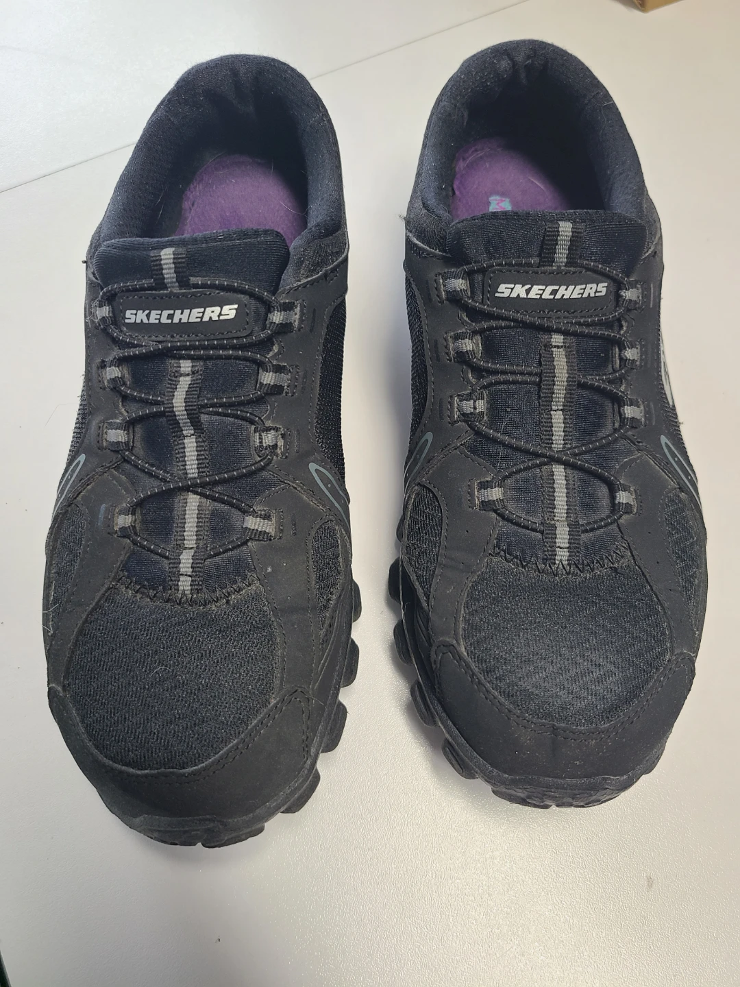 Skechers Flex Fusion Memory Foam Runners Black