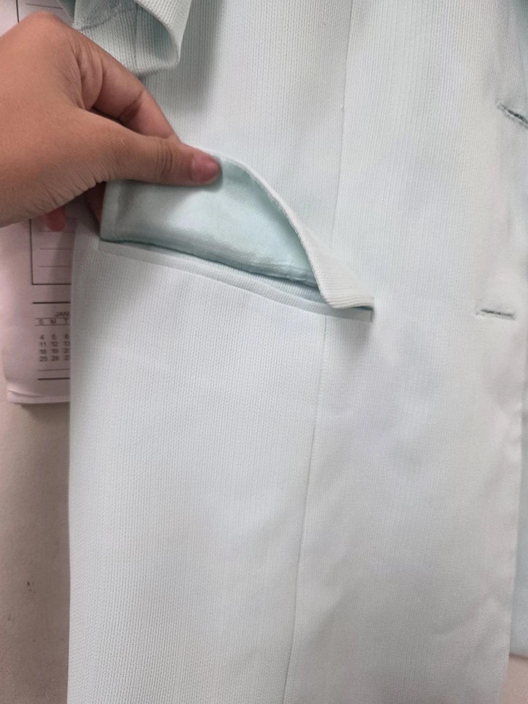 Vanessa Fashion Light Blue Short Sleeve Blazer Size 13 - photo 4