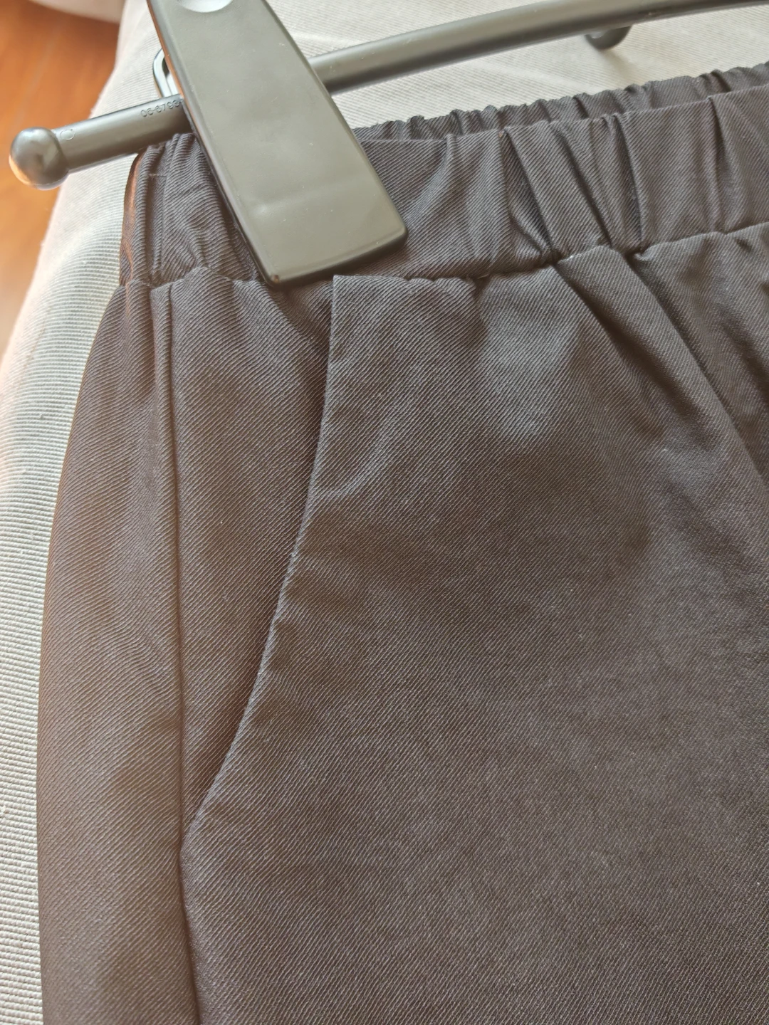 Black Culottes with Button Detail - photo 4