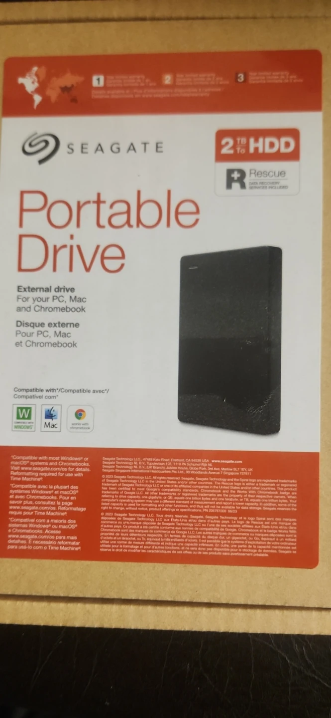 Seagate 2TB Portable External Hard Drive