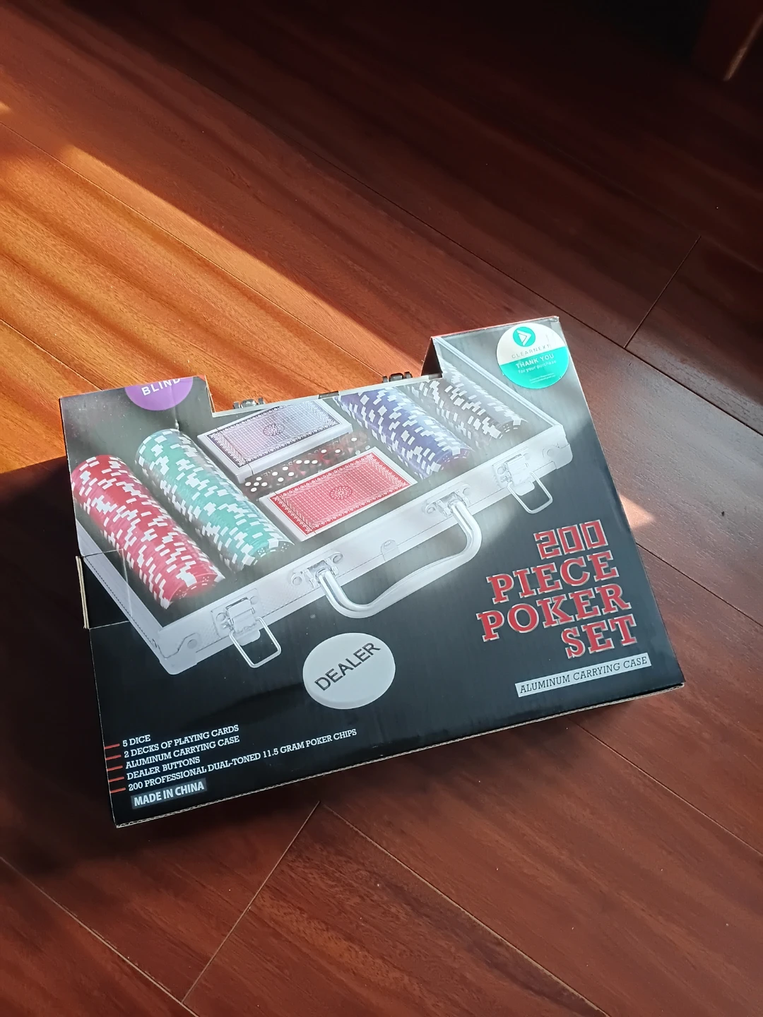 200 Piece Poker Set with Aluminum Case
