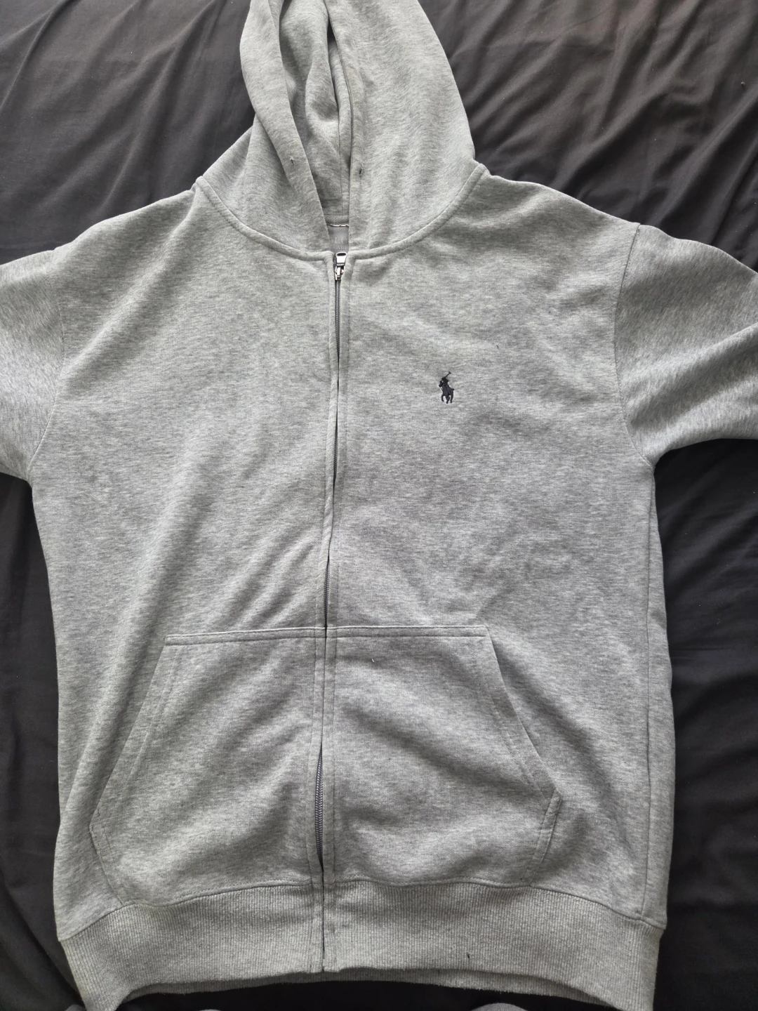 Ralph Lauren Grey Zip-Up Hoodie and Joggers Set - photo 2
