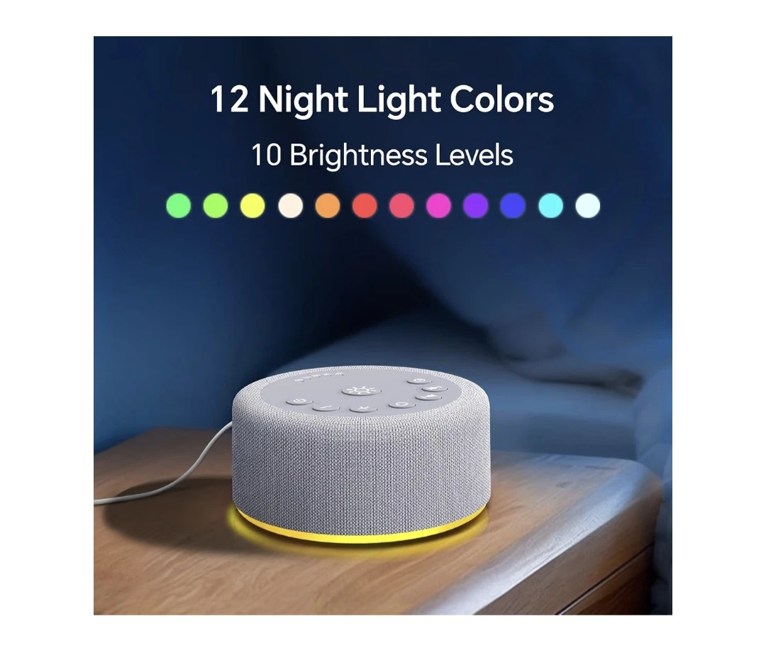 White Noise Sound Machine with Night Light - photo 4