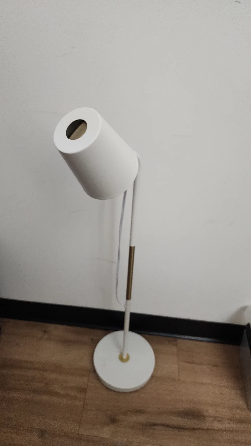 Modern White and Gold Floor Lamp - photo 2