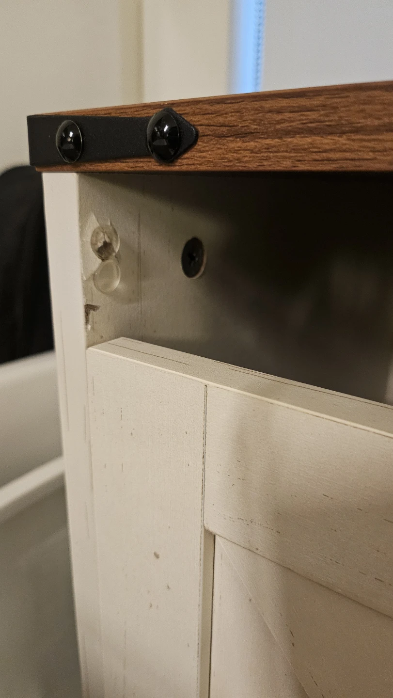 Cream White Shoe Cabinet - photo 4