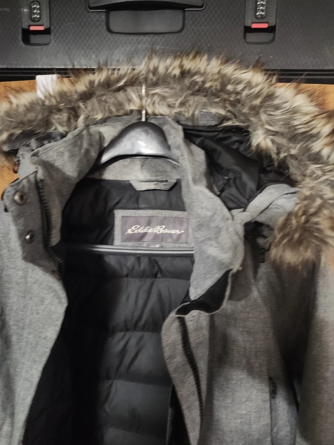 Eddie Bauer Men's Grey Parka Jacket - photo 5