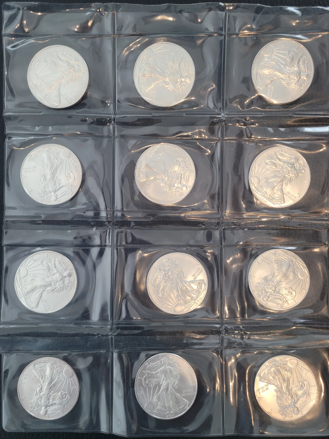 2011 American Silver Eagle Coins (12 Count)