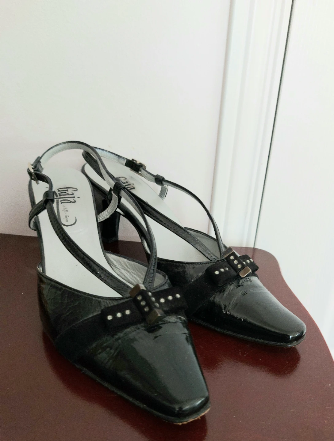 Gaja Black High Heels