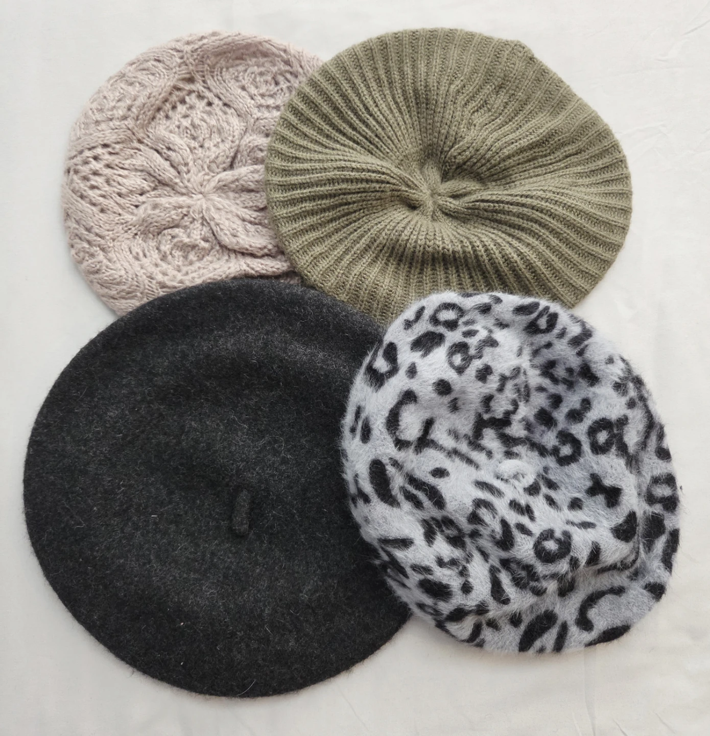 Set of 4 Assorted Berets