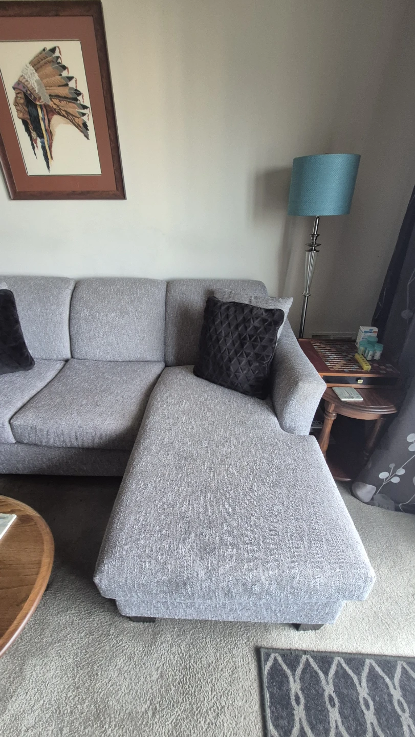 Grey Reversible Sectional Sofa 🏈 - photo 2