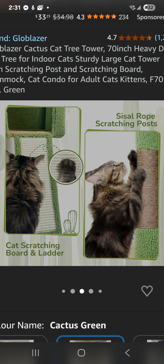 XXLarge Cat Tree 70in Brand new - photo 5