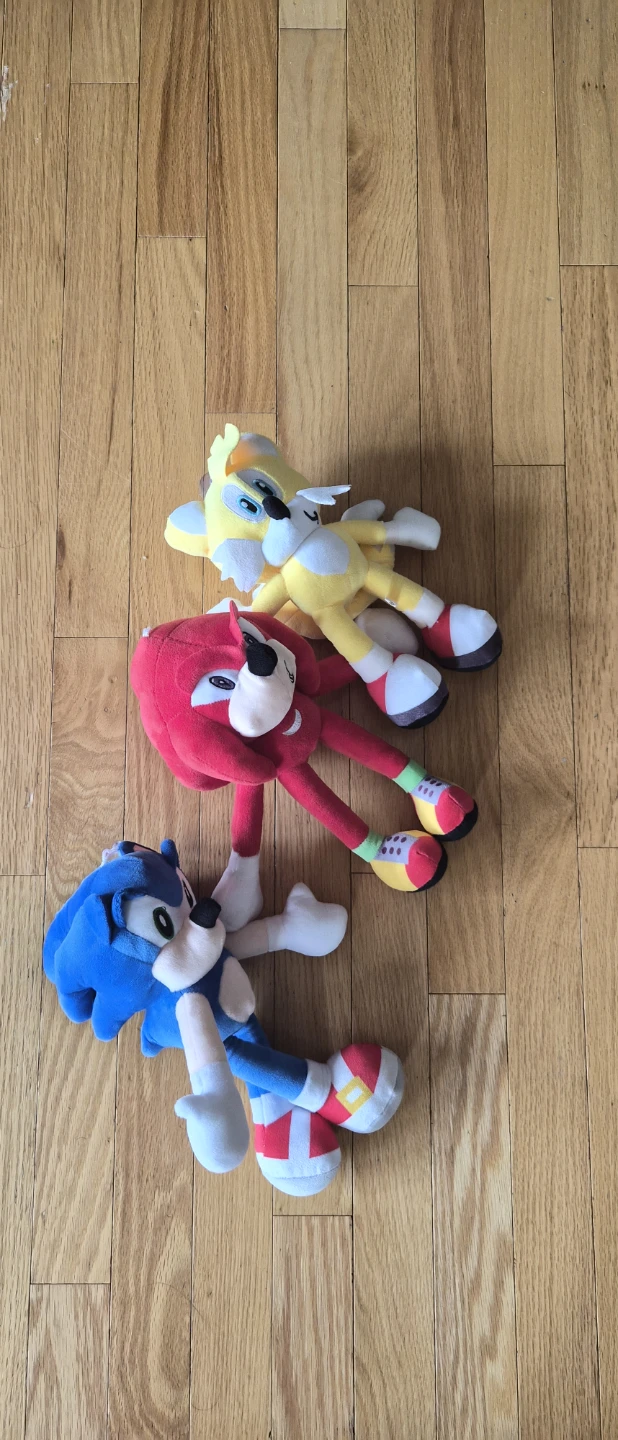Set of 5 Sonic the Hedgehog Plush Toys