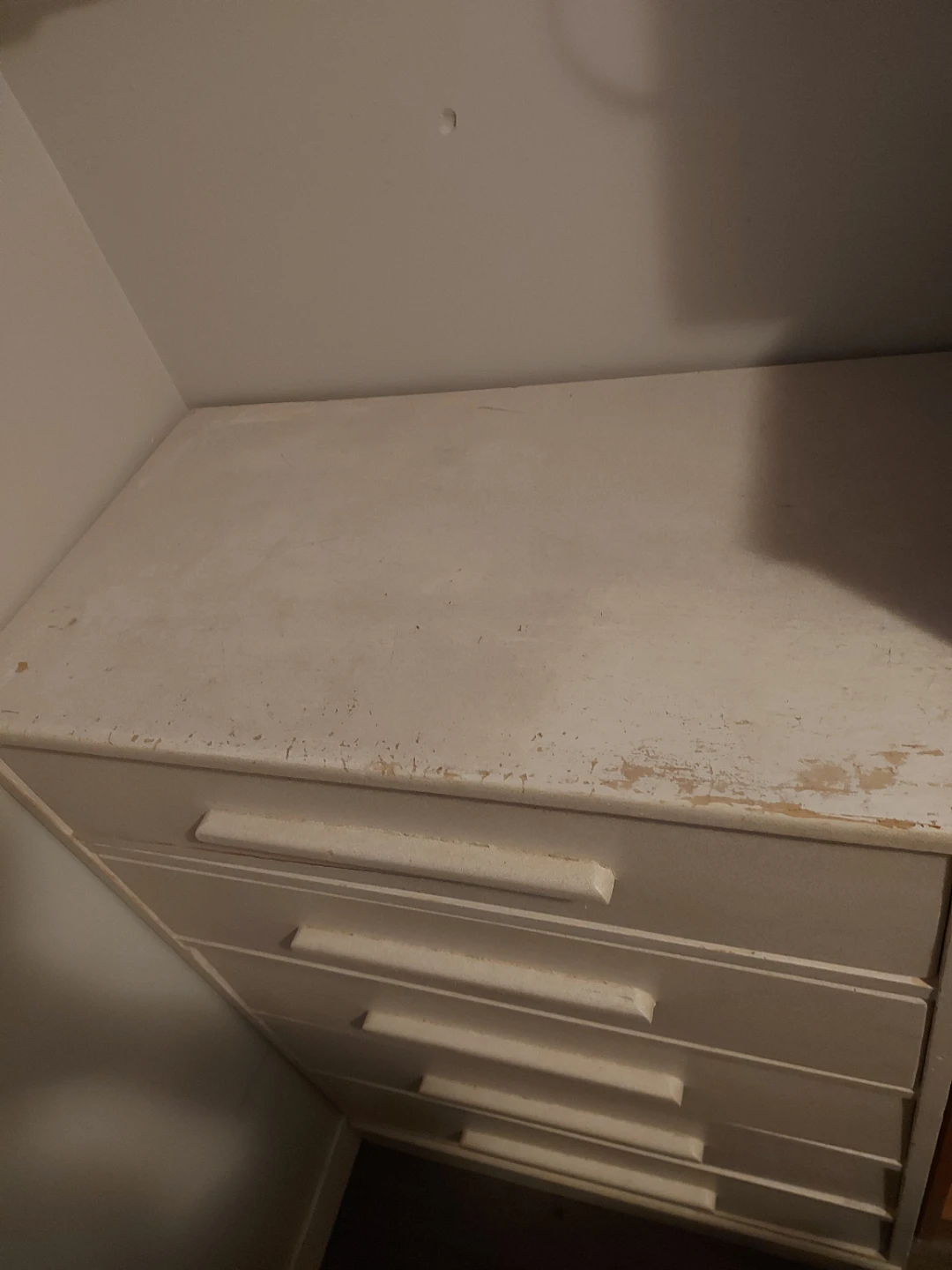 5-Drawer White Dresser