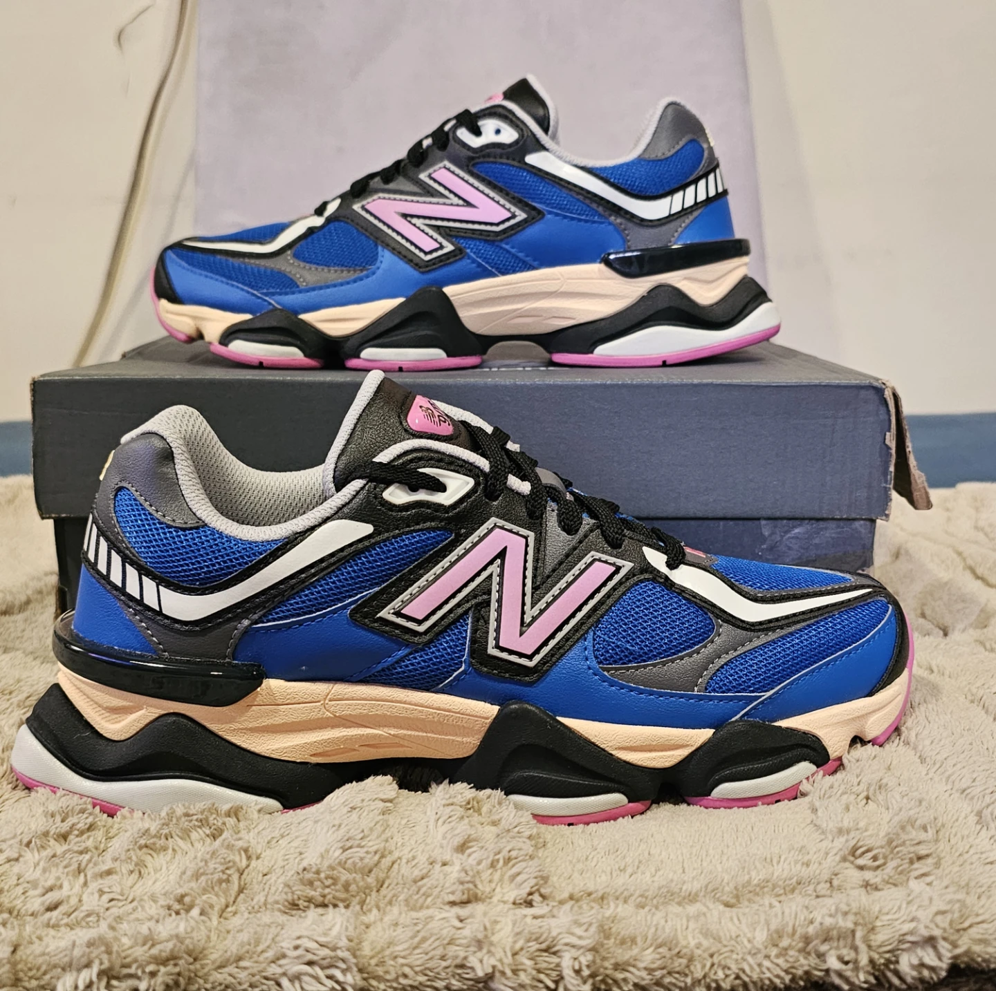 Brand new New Balance 9060 Blue/Pink - photo 3