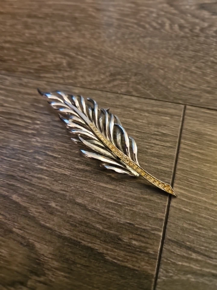 Marboux Feather Brooch