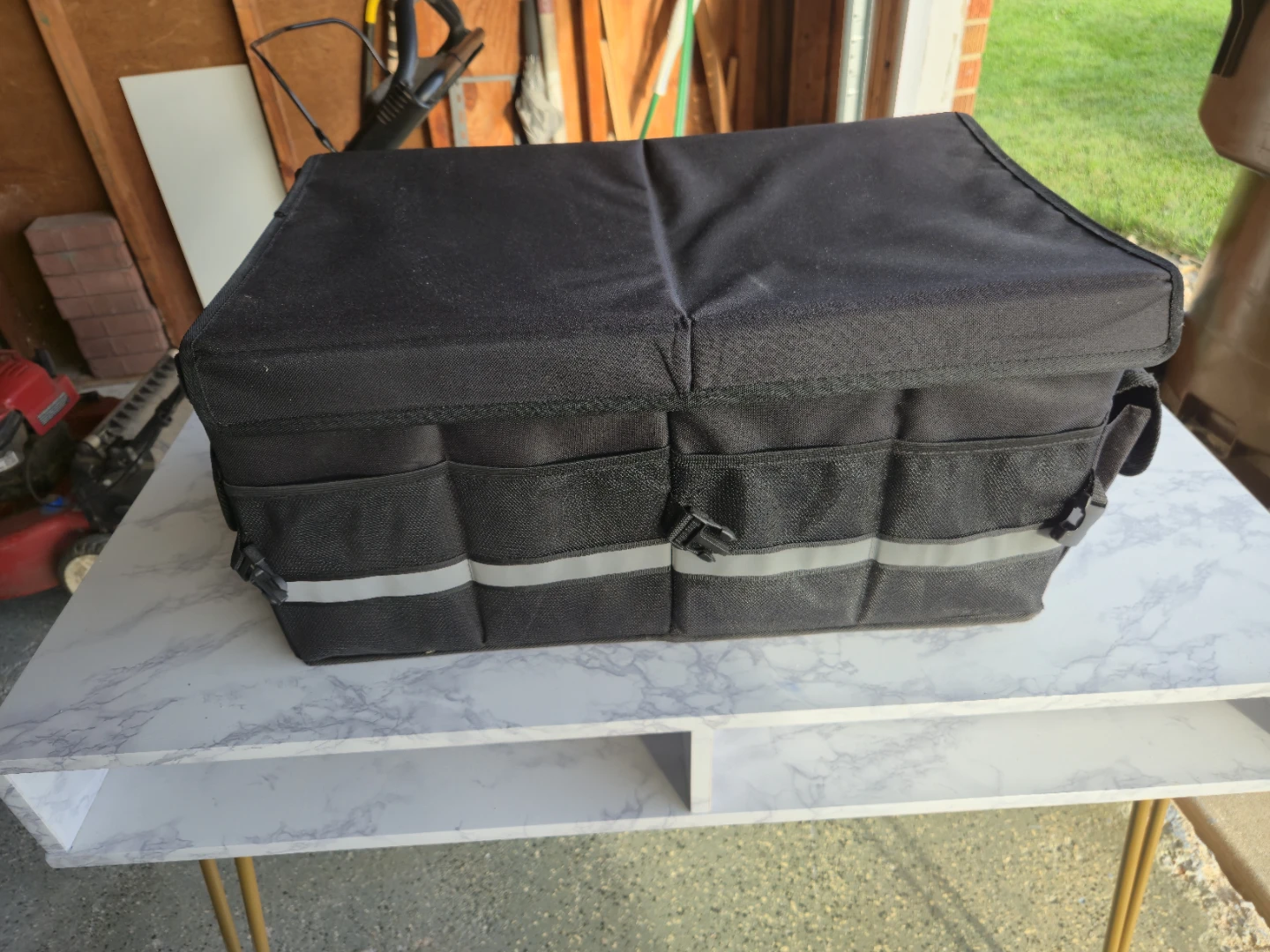 Knodel Collapsible Car Trunk Organizer w/ Lid & Divider