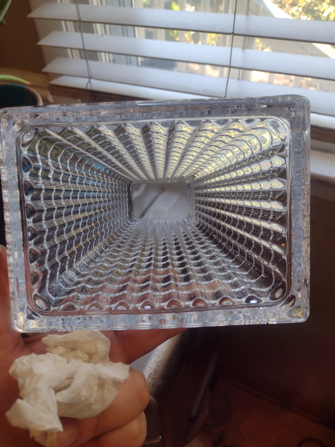 Baccarat Eye Style Lead Crystal Vase 11inch - photo 4