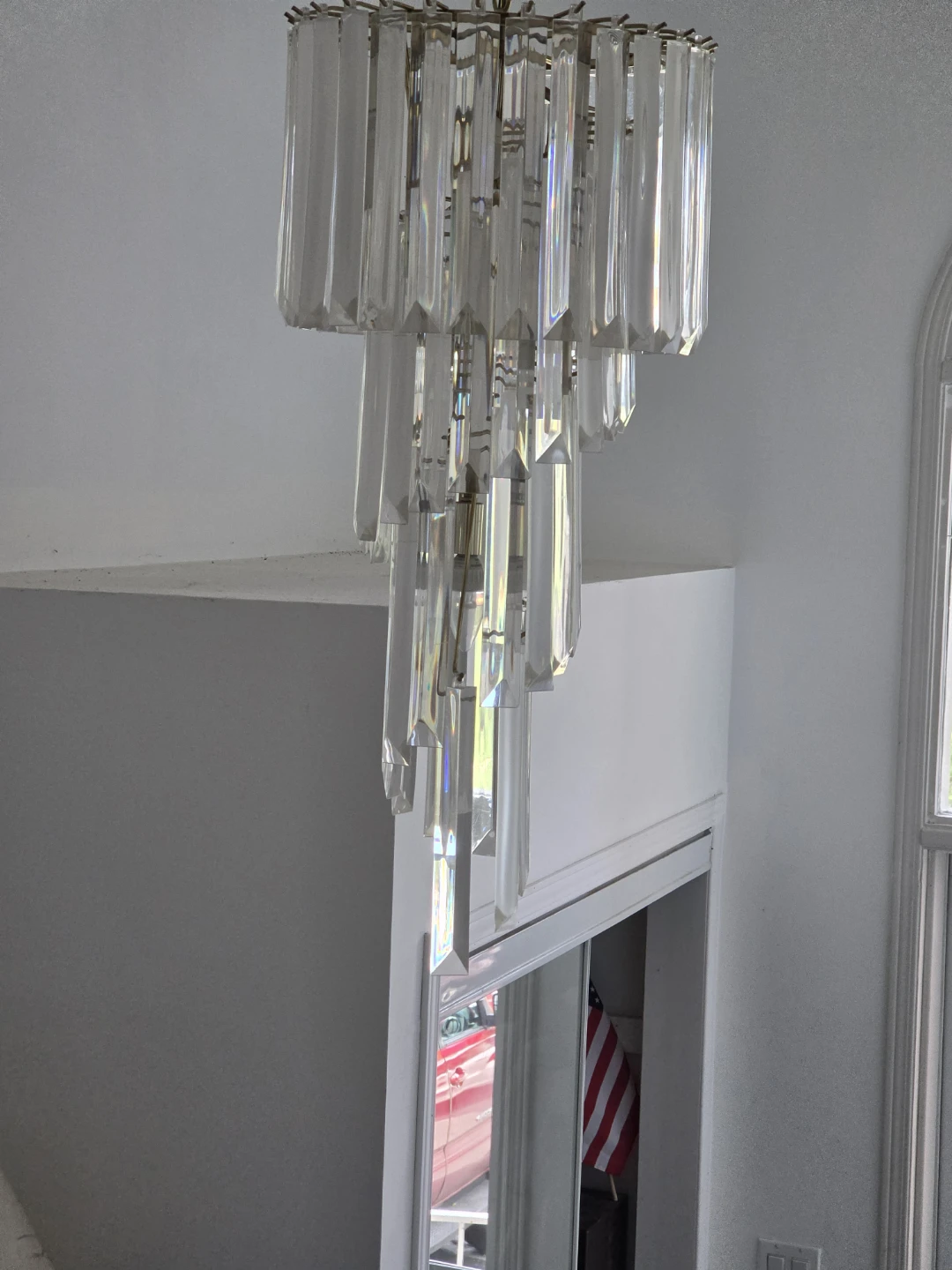 Tiered Crystal Chandelier