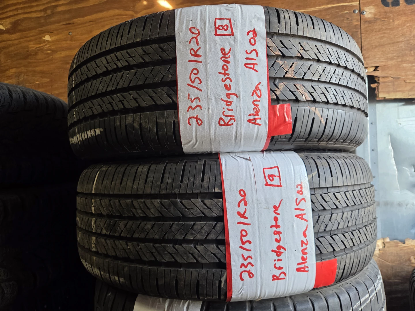 2 Bridgestone Alenza AS 02 Tires 235/50R20