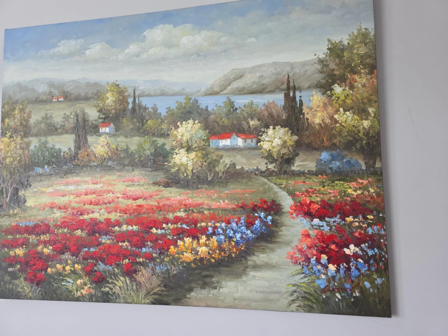 Large Landscape Canvas Painting - photo 2