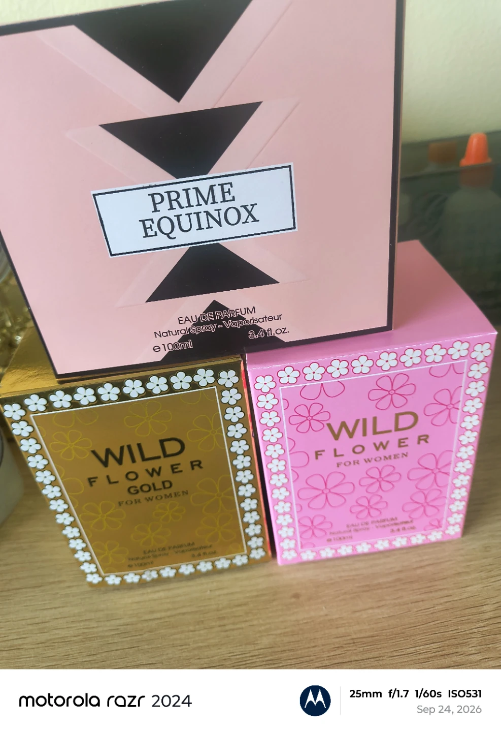 Prime Equinox and Wild Flower Perfume Set