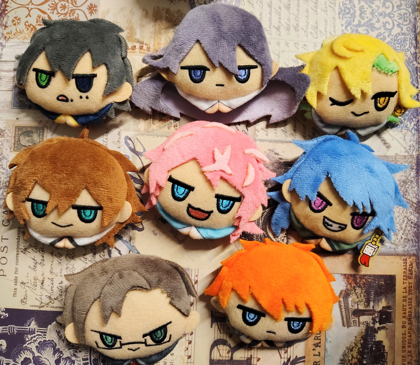 Set of 8 Pin Plushies Hypnosis Mic (Hypmic)