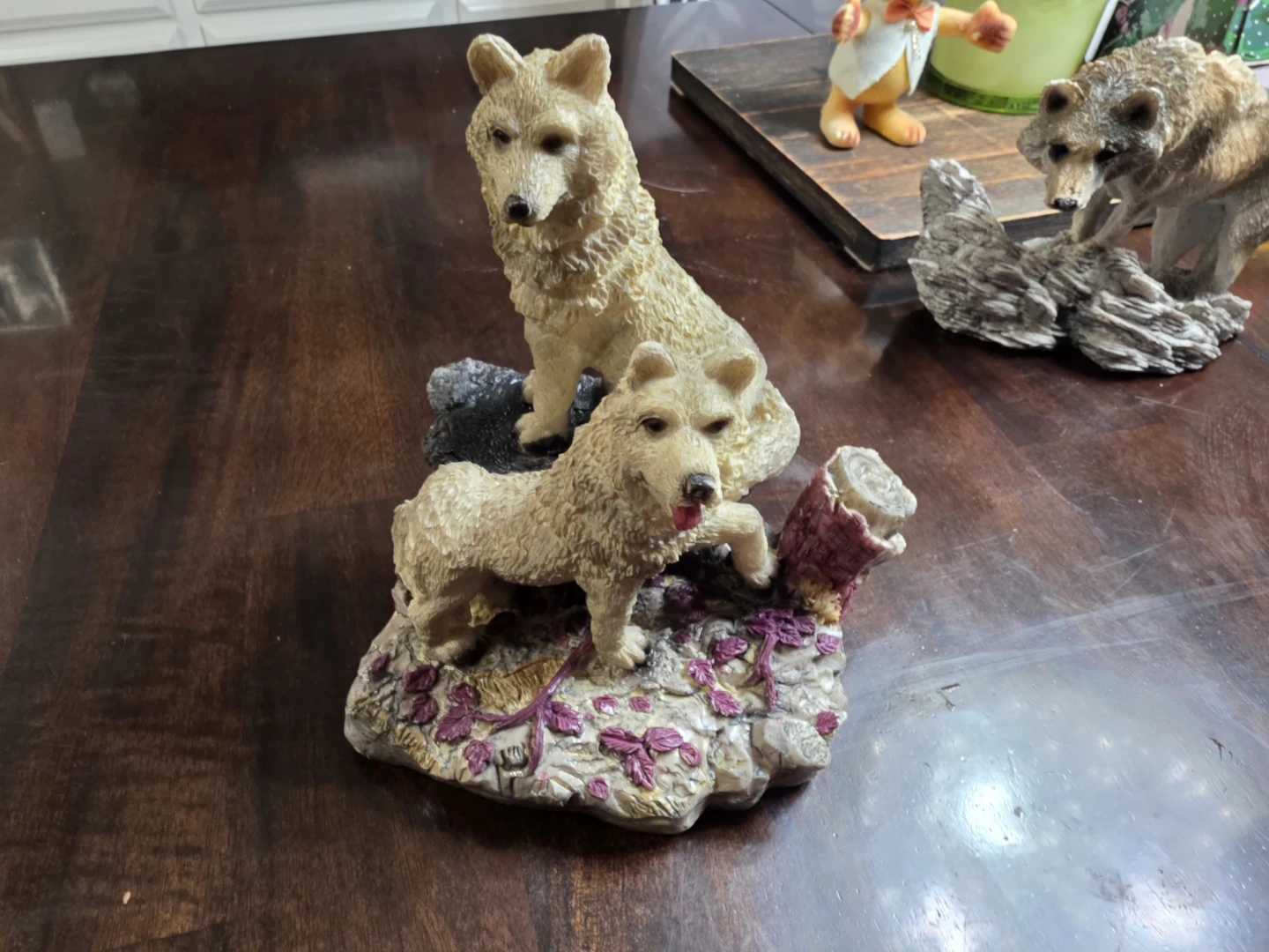 Wolf Pair Figurine
