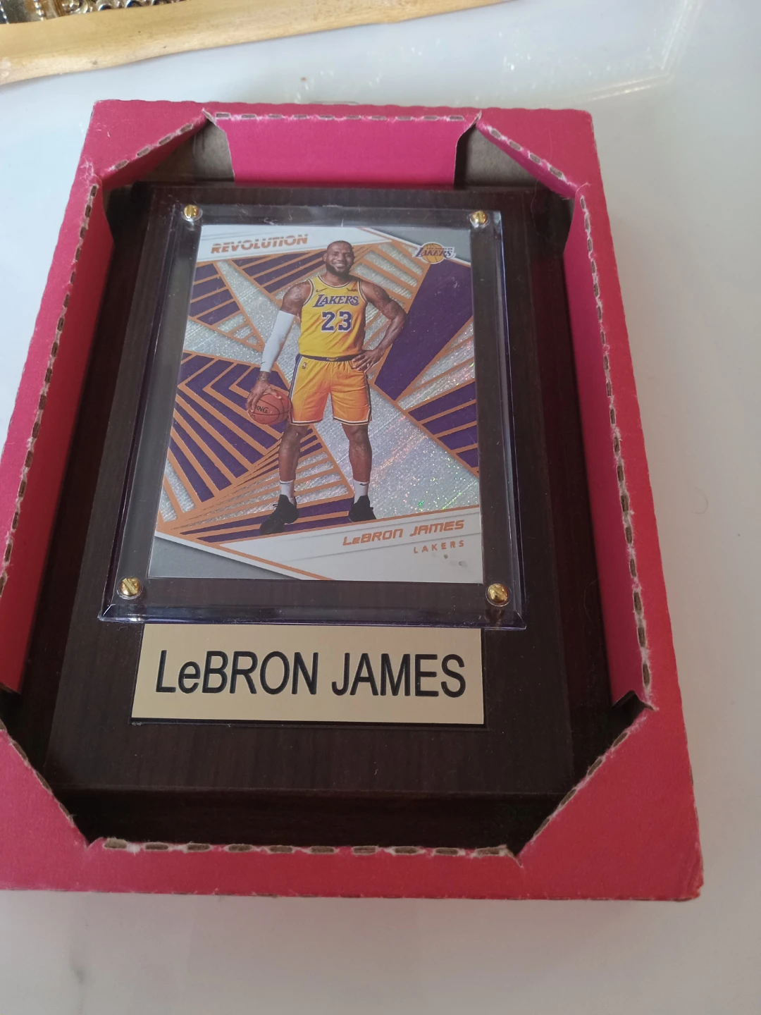 LeBron James Panini Revolution Trading Card Display - photo 2