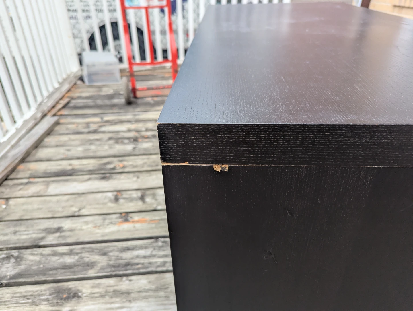 Black desk with drawers - photo 4